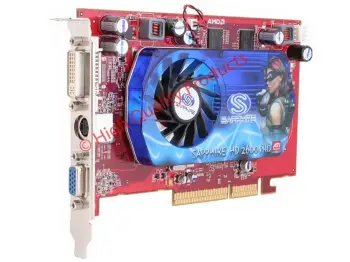 -----tarjeta de video sapphire hd2600 pro 512mb agp