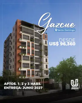 Apartamentos 1 2  3 habitaciones en gazcue