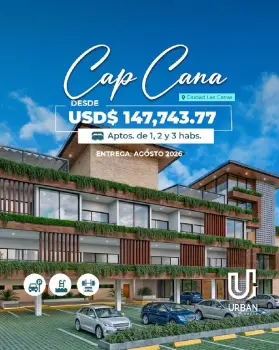 Apartamentos de 1 2  3 habitaciones en cap cana
