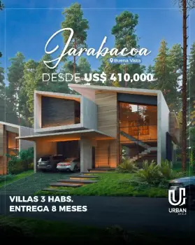 Jarabacoa – buena vista- villas de 3  4 habitaciones