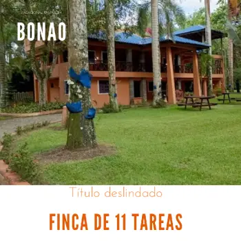 Finca de 11 tareas con casa campestre con río masipedro dentro y pisci