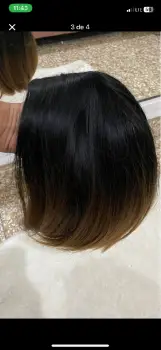 Vendo peluca para dama se puede peinar y blower