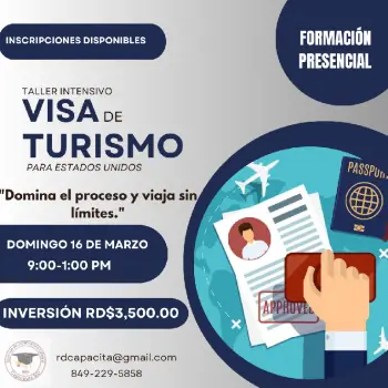 Taller visa de turismo-presencial