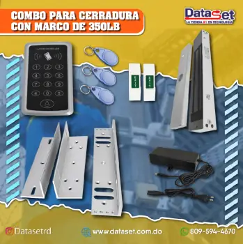 combo para cerradura con marco de 350 lb