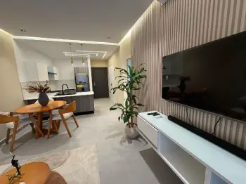 Moderno apartamento amueblado en alquiler de 1 habitación en el naco
