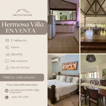 Vendo inmueble en casa de campo.