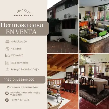 Vendo inmueble en arroyo hondo viejo.