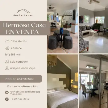 Vendo inmueble en arroyo hondo viejo.