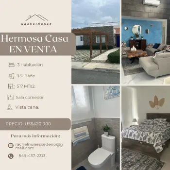 Vendo inmueble en vista cana.