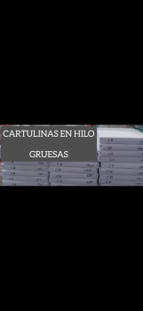 Carton en hilo gruesas