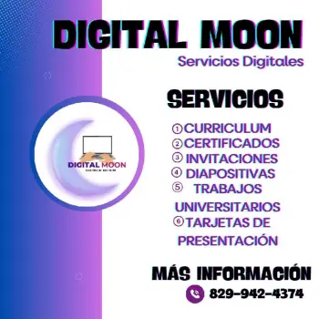 Ofrecemos servicios digitales. en la romana