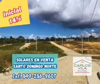Solares en venta en villa mella santo domingo norte