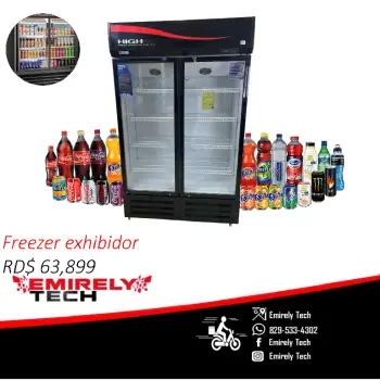 Freezer frizer refrigerador exhibidor de 2 puertas