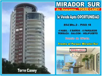Super apto de lujo remodelado y rebajado en torre caney mirador sur co