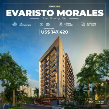 Exelente proyecto en la evaristo morales