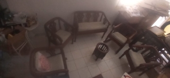 Juego de sala de caoba centenaria - reliquia de más de 150 años
