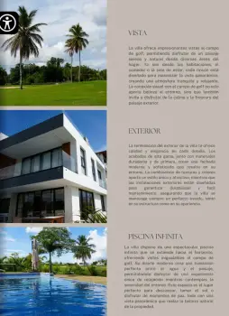 Vendo  villa de lujo frente al campo de golf en playa nueva romana