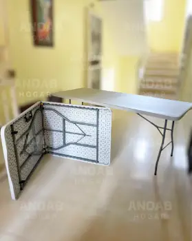 Mesa plastica plegable de 72 pulgadas