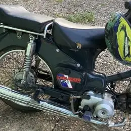 Honda c70 con maquina 90