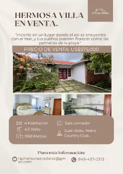 Vendo inmueble en juan dolio.