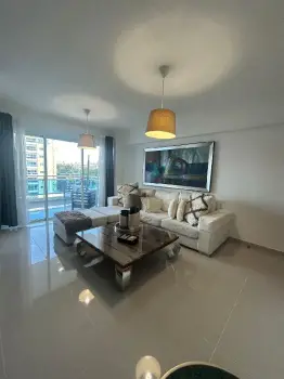 Se alquila hermoso apartamento  amueblado gazcue