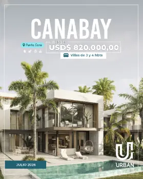 Villas de 3  4 habitaciones en cana bay punta cana