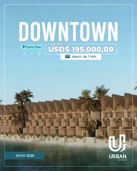 Apartamentos de 1 habitación en downtown punta cana