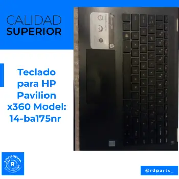 Teclado hp pavilion x360 model 14-ba175nr