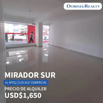 Alquiler de espacioso local comercial en mirador sur