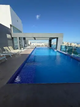 Apartamento amueblado en alquiler en av. lincoln naco