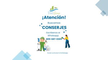 Se busca conserjes en santo domingo dn