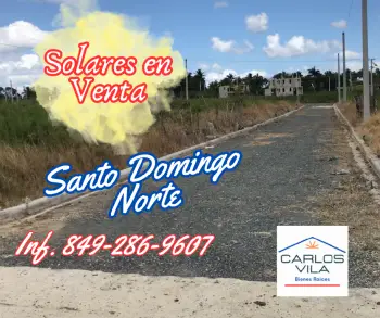 Solares en venta en santo domingo norte
