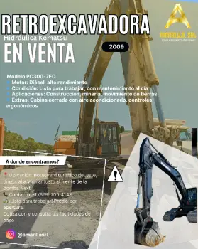 Excavadora hidráulica komatsu pc300-7eo en venta