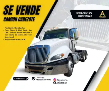 Camión international navistar clase 8 - high roof day cab tractor