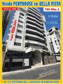 Super penthouse con vista al mar y al carol morgan bella vista sur 700