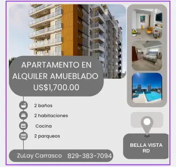 Apartamento en alquiler - bella vista