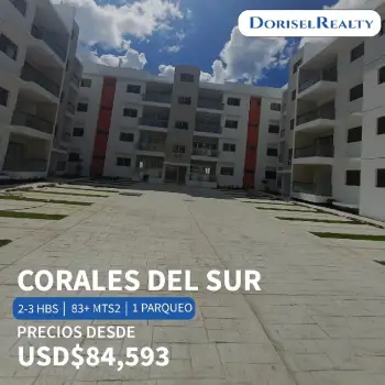 Venta de hermosos apartamentos en corales del sur