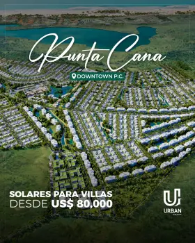 Solares para villas desde us80000 en punta cana