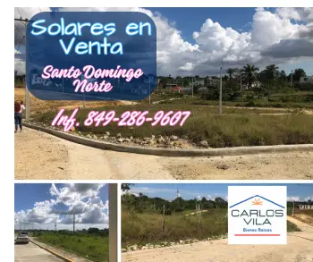 Solares en venta en villa mella santo domingo norte