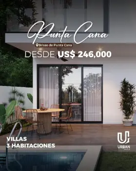 Villas 3 habitaciones en punta cana