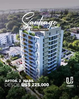 Apartamentos de 2 habitaciones en santiago