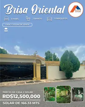 Casa en venta en brisa oriental