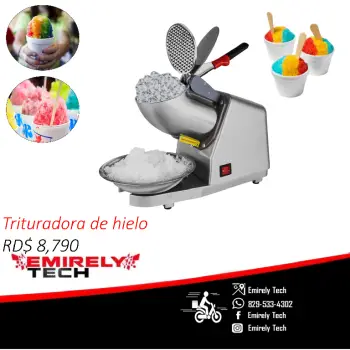 Trituradora moledora raspadora de hielo para helados rapados frio frio