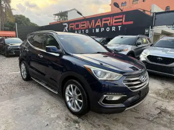 Hyundai santa fe sport luxury 2017 azul