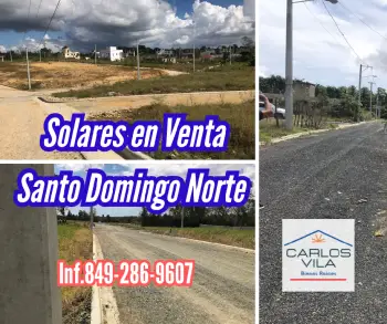 Solares en venta en santo domingo norte
