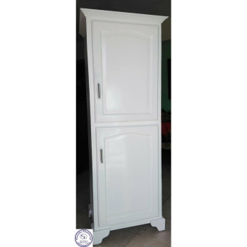 Estante de cocina en blanco