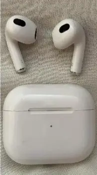 Airpods 3ra gen original 100 como nuevo 1 mes garantia