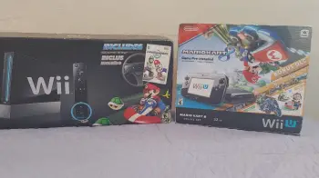 Vendo wii y wii u bundle edición mario kart