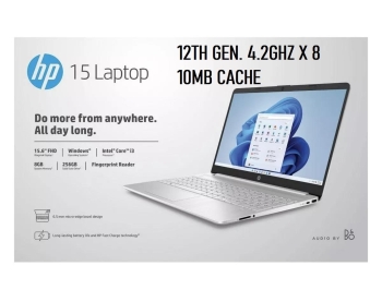 Hp noteboook 15.6 touch i3 12th gen  4.4ghz x 8 10mb cache 256gb nvme