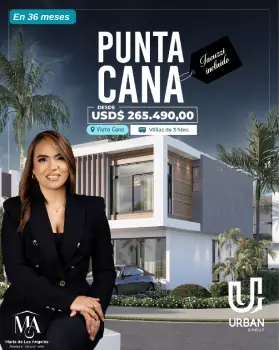 Exclusivas villas en vista cana - punta cana ✨